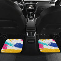 Back To School Car Mats New Year New Chapter Colorful Paint Splatter