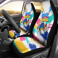 Back To School Car Seat Cover New Year New Chapter Colorful Paint Splatter