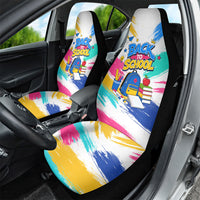 Back To School Car Seat Cover New Year New Chapter Colorful Paint Splatter