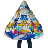 Back To School Cloak New Year New Chapter Colorful Paint Splatter