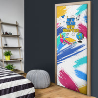 Back To School Door Cover New Year New Chapter Colorful Paint Splatter