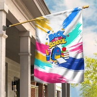Back To School Garden Flag New Year New Chapter Colorful Paint Splatter