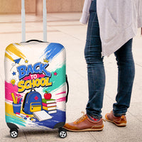 Back To School Luggage Cover New Year New Chapter Colorful Paint Splatter