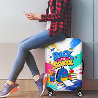 Back To School Luggage Cover New Year New Chapter Colorful Paint Splatter