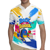 Back To School Rugby Jersey New Year New Chapter Colorful Paint Splatter