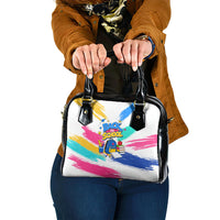 Back To School Shoulder Handbag New Year New Chapter Colorful Paint Splatter