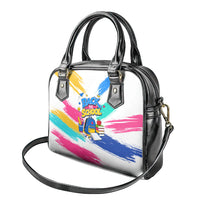 Back To School Shoulder Handbag New Year New Chapter Colorful Paint Splatter