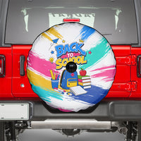 Back To School Spare Tire Cover New Year New Chapter Colorful Paint Splatter
