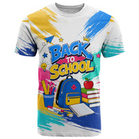 Back To School T Shirt New Year New Chapter Colorful Paint Splatter