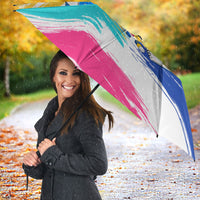 Back To School Umbrella New Year New Chapter Colorful Paint Splatter