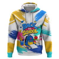 Back To School Zip Hoodie New Year New Chapter Colorful Paint Splatter
