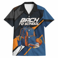 Personalized Back To School Hawaiian Shirt Student Backpack Basketball Geometric Stripes