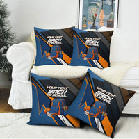 Personalized Back To School Pillow Cover Student Backpack Basketball Geometric Stripes