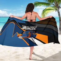 Personalized Back To School Sarong Student Backpack Basketball Geometric Stripes