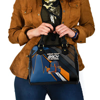 Personalized Back To School Shoulder Handbag Student Backpack Basketball Geometric Stripes