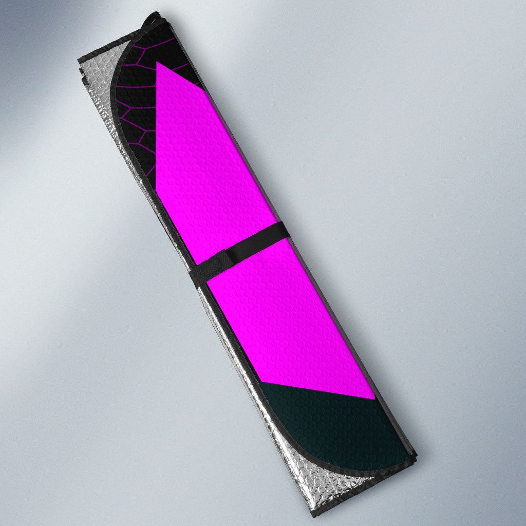 Personalized Night Race Division Auto Sun Shade Cyberpunk Racing Synthwave Motorsport Neon Graphic