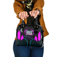 Personalized Night Race Division Shoulder Handbag Cyberpunk Racing Synthwave Motorsport Neon Graphic