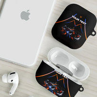 Personalized Night Race Division Motorsport AirPods Case Futuristic Neon Open Wheel Auto Racing
