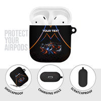 Personalized Night Race Division Motorsport AirPods Case Futuristic Neon Open Wheel Auto Racing