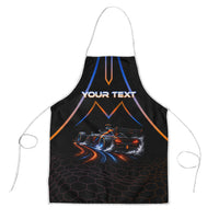 Personalized Night Race Division Motorsport Apron Futuristic Neon Open Wheel Auto Racing