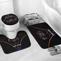 Personalized Night Race Division Motorsport Bathroom Set Futuristic Neon Open Wheel Auto Racing