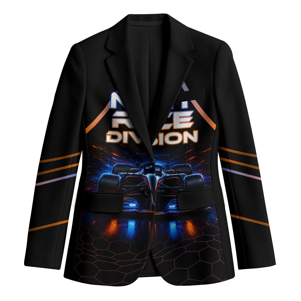 Personalized Night Race Division Motorsport Blazer Futuristic Neon Open Wheel Auto Racing