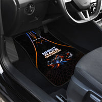Personalized Night Race Division Motorsport Car Mats Futuristic Neon Open Wheel Auto Racing