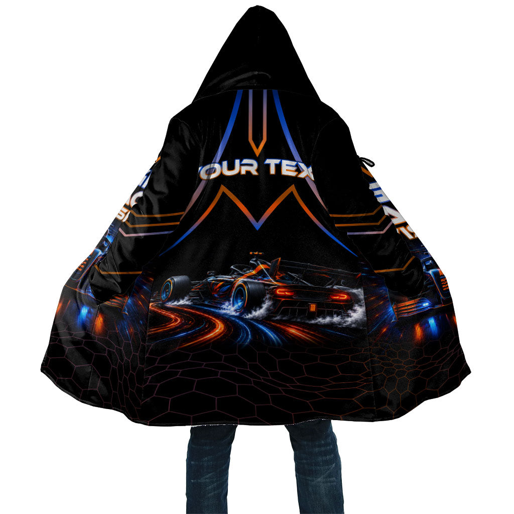 Personalized Night Race Division Motorsport Cloak Futuristic Neon Open Wheel Auto Racing