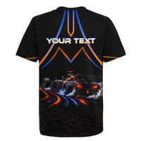 Personalized Night Race Division Motorsport Rugby Jersey Futuristic Neon Open Wheel Auto Racing
