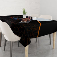 Personalized Night Race Division Motorsport Tablecloth Futuristic Neon Open Wheel Auto Racing