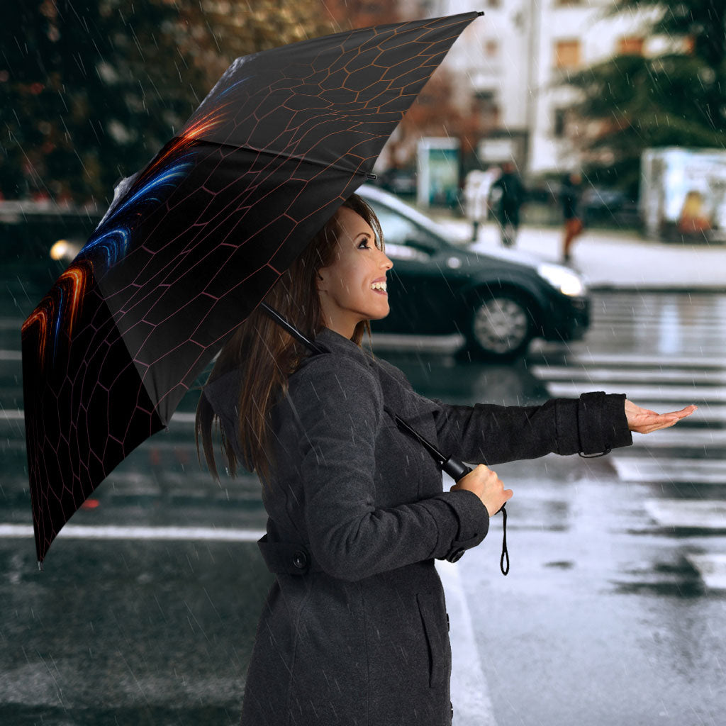 Personalized Night Race Division Motorsport Umbrella Futuristic Neon Open Wheel Auto Racing