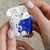 Uruguay AirPods Case with Gaucho Rider Illustration Blue White Swirl - Wonder Print Shop