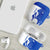 Uruguay AirPods Case with Gaucho Rider Illustration Blue White Swirl - Wonder Print Shop