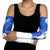 Uruguay Arm Sleeves with Gaucho Rider Illustration Blue White Swirl - Wonder Print Shop