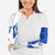 Uruguay Arm Sleeves with Gaucho Rider Illustration Blue White Swirl - Wonder Print Shop