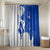 Uruguay Bathroom Set with Gaucho Rider Illustration Blue White Swirl - Wonder Print Shop