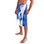 Uruguay Lavalava with Gaucho Rider Illustration Blue White Swirl - Wonder Print Shop