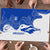 Uruguay Puzzle with Gaucho Rider Illustration Blue White Swirl - Wonder Print Shop