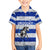 Uruguay Hawaiian Shirt with Wild Horse Illustration Blue Gray Striped - Wonder Print Shop