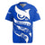 Uruguay Rugby Jersey with Owl Illustration Blue White Abstract Motion Design - Wonder Print Shop