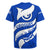 Uruguay Rugby Jersey with Owl Illustration Blue White Abstract Motion Design - Wonder Print Shop