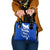 Uruguay Shoulder Handbag with Owl Illustration Blue White Abstract Motion Design - Wonder Print Shop