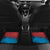 Czech Republic Car Mats with Blue Red Gradient Design and National Coat of Arms - Wonder Print Shop