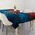 Czech Republic Tablecloth with Blue Red Gradient Design and National Coat of Arms - Wonder Print Shop