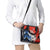 Czech Republic Shoulder Handbag with Red Black Blue Brushstroke Design and National Lion - Wonder Print Shop