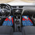 Czech Republic Car Mats with Blue Red Folk Pattern Design and National Lion Emblem - Wonder Print Shop