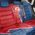 Czech Republic Back Car Seat Cover with Red Blue Modern Lion Design and Geometric Flag - Wonder Print Shop