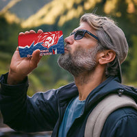 Czech Republic 4 in 1 Can Cooler Tumbler with Red Blue Modern Lion Design and Geometric Flag - Wonder Print Shop