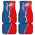 Czech Republic Car Mats with Red Blue Modern Lion Design and Geometric Flag - Wonder Print Shop