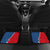 Czech Republic Car Mats with Red Blue Modern Lion Design and Geometric Flag - Wonder Print Shop